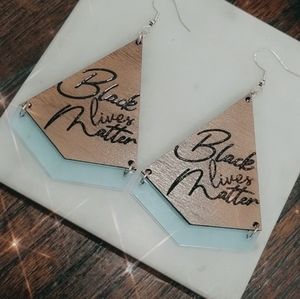 Black lives matter earrings